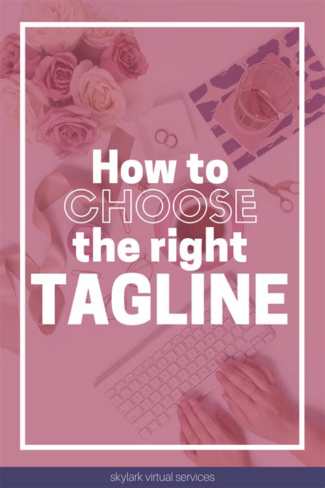 What is a Tagline and Why Should Your Blog Have One? | Tagline examples, Blog branding, How to ...