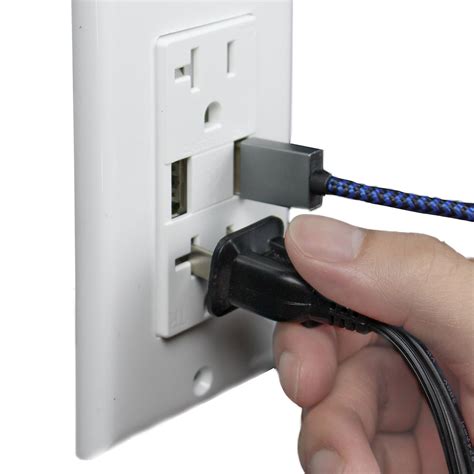 InWall Outlet with USB Ports Dual Power Wall Outlet and USB 20A GFCI GFI Safety | eBay