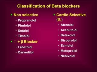 Beta blockers | PPT