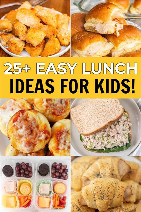 Easy lunch ideas for kids - easy tasty lunch ideas kids will love