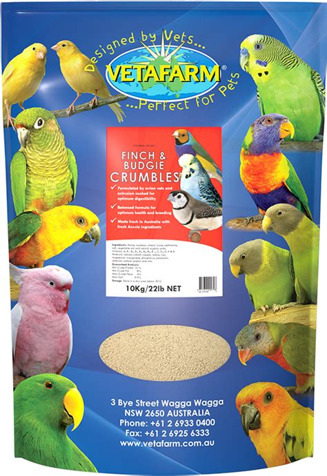 Download Colorful Budgies Vetafarm Bird Food Packaging | Wallpapers.com