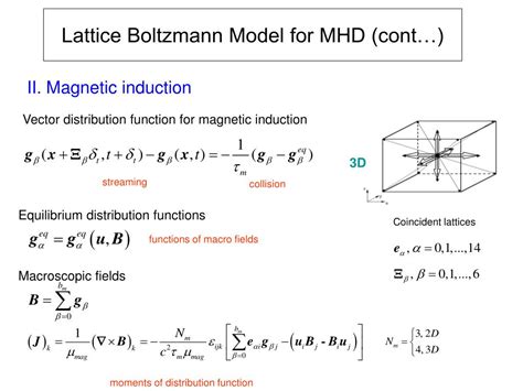 PPT - Simulation of MHD Flows using the Lattice Boltzmann Method PowerPoint Presentation - ID:438052