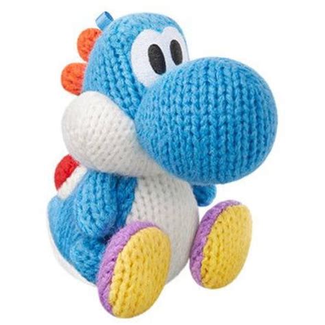 Nintendo Yoshi's Woolly World Series amiibo, Light Blue Yarn Yoshi - Walmart.com