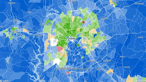 Race Map for Charlotte, NC and Racial Diversity Data | | bestneighborhood.org