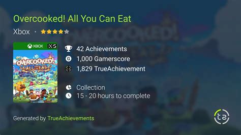 Overcooked! All You Can Eat Achievements | TrueAchievements