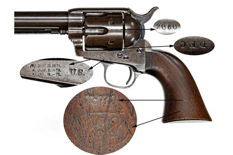 Fine DFC Inspected Colt Model 1873 Single Action Army Cavalry Revolver