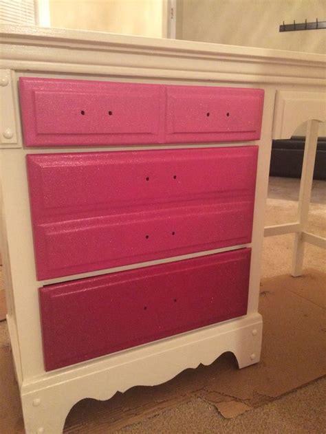 Glitter drawers with krylon pink White Spray Paint, Krylon, Painting ...