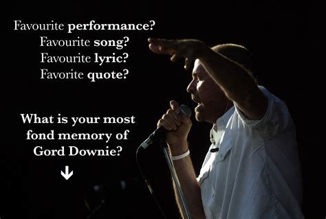 Tell us: What are your greatest memories of Gord Downie and his music?