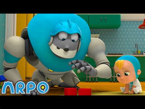 GIANT Building Blocks Tower | ARPO The Robot | Funny Kids Cartoon ...