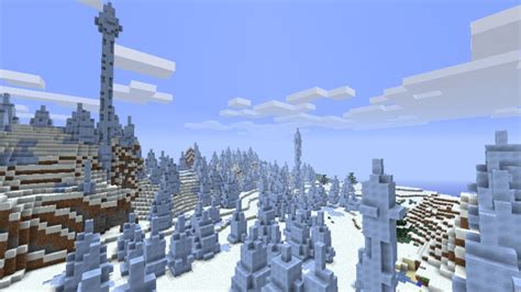 1402364920: Ice Spikes Biome | Minecraft PE Seeds