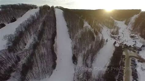 GoPro Drone | Aerial Tour of Holiday Valley Ski Resort - Ellicottville ...