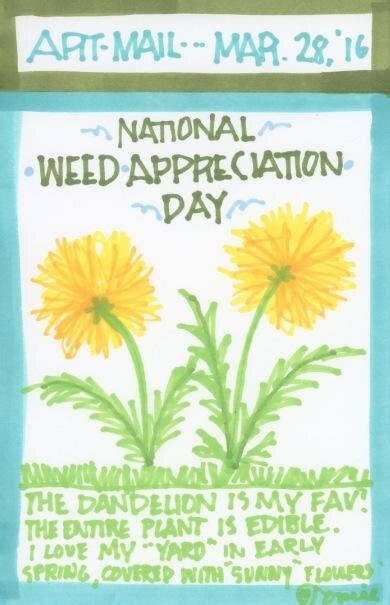 VINTAGE Weed Appreciation Day — Tomie dePaola