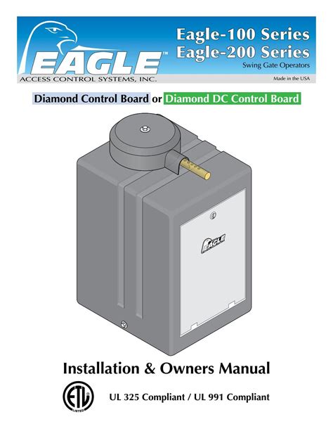 eagle-100-installation-manual by Eagle Operators - Issuu