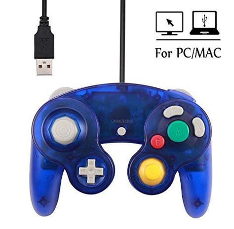 Mekela Classic Wired USB PC Controller Joystick Gamepad resembles Gamecube Game Cube for PC ...