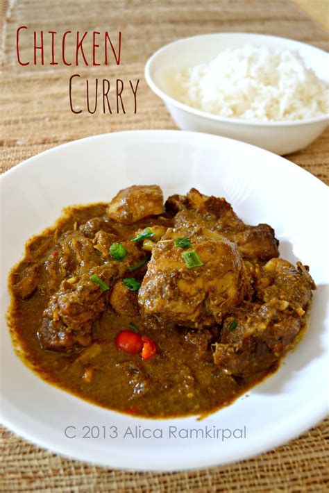 Guyanese-style Chicken Curry - Alica's Pepperpot