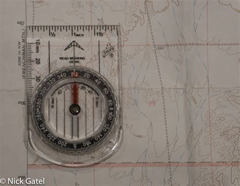 How to Orient Your Map Quickly With a Compass - PopUpBackpacker