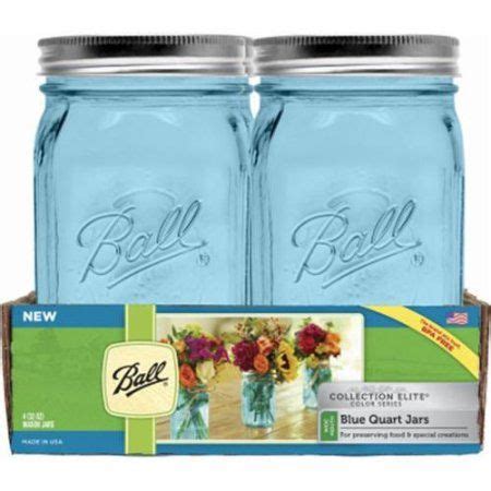 Jarden Home Brands 1440069024 QT Blue Mason Jar - Walmart.com | Blue mason jars, Mason jars ...