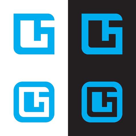 logo design for a company called lg 49938544 Vector Art at Vecteezy