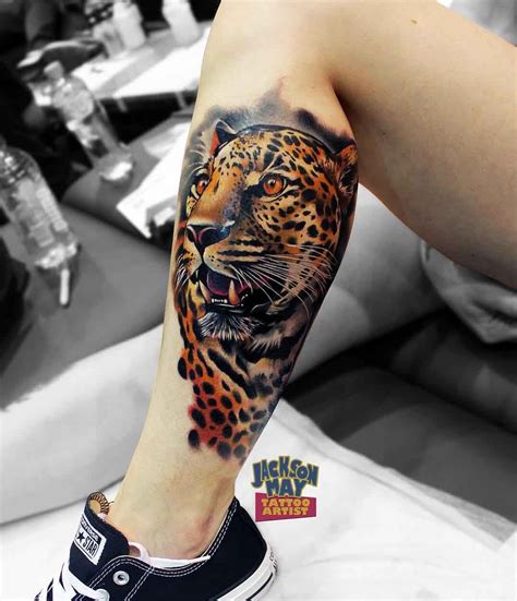 Leopard Head Tattoo | Best Tattoo Ideas Gallery | Tatuaje de jaguar, Tatuaje circular, Tatuaje ...