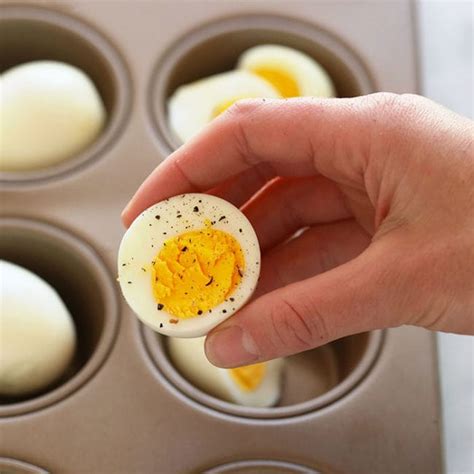 Foolproof Hard Boiled Eggs in the Oven - Fit Foodie Finds