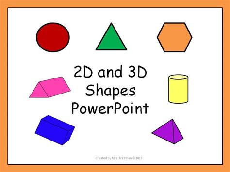 2D & 3D Shapes PowerPoint