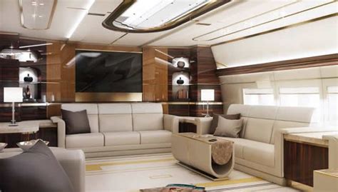 Have a look inside the world's first private Boeing 747-8 with interiors matching that of a mega ...