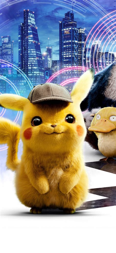 1440x3120 Resolution Poster Of Pokemon Detective Pikachu 1440x3120 Resolution Wallpaper ...