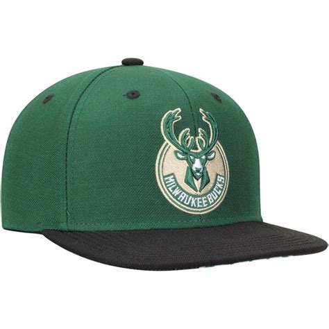 Youth Milwaukee Bucks adidas Green/Black On Court Snapback Hat - NBA Store