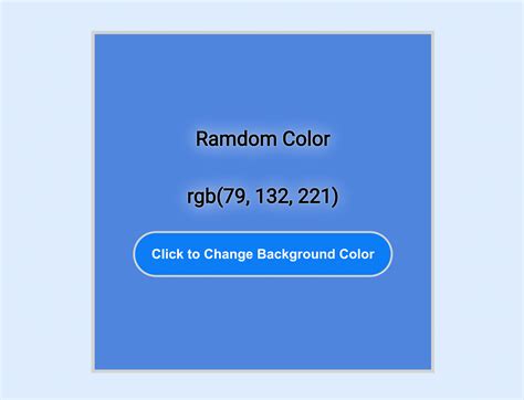 Generate Random Background Color JavaScript — CodeHim