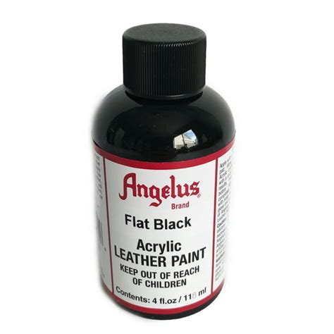 Angelus® Acrylic Leather Paint, 4 oz., Flat Black - Walmart.com - Walmart.com