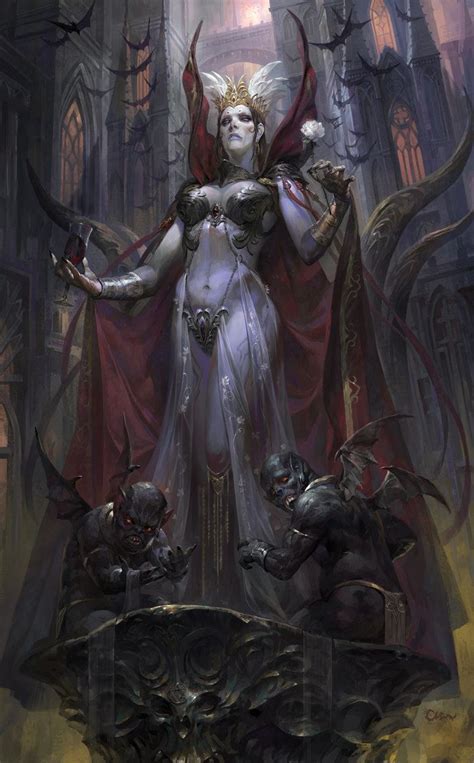 Vampire fantasy, Wei Feng | Vampire art, Fantasy art, Dark fantasy art