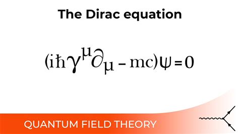 The Dirac Equation - 4.3 - YouTube