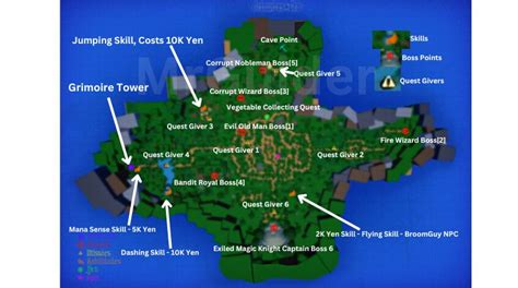 Grimoires Era Map Guide: All Locations Marked - MrGuider