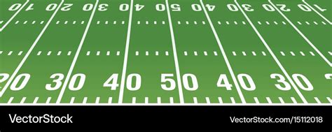 American football field Royalty Free Vector Image