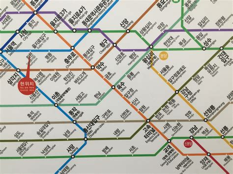 Seoul Subway Train Map - THE WAYFARING SOUL