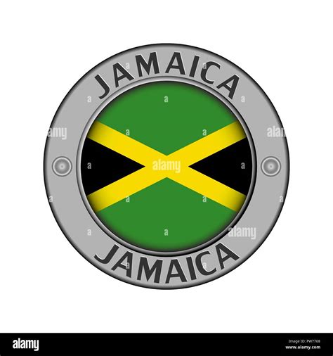 Jamaica flag outline hi-res stock photography and images - Alamy