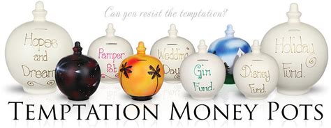 Temptation Money Pots - Hand Decorated pots from just £14.99 ...