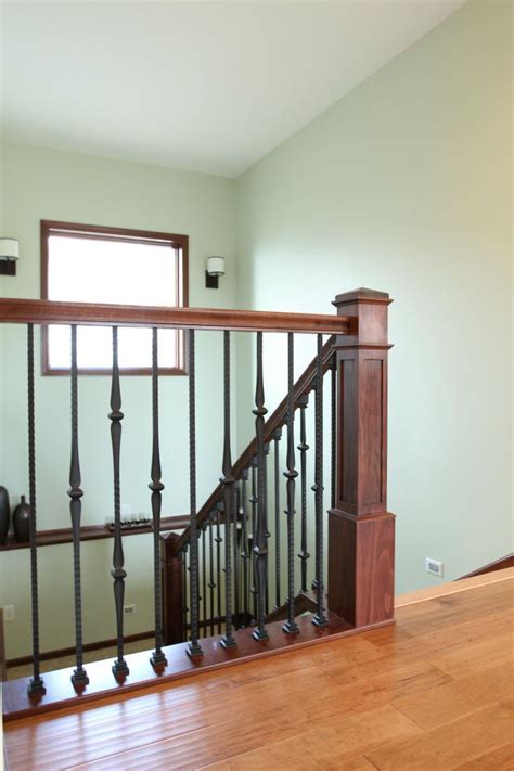 bayer built iron balusters | Wrought iron staircase, Wrought iron ...