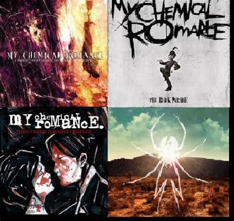 Four Album Covers of My Chemical Romance | My chemical romance, Romance ...