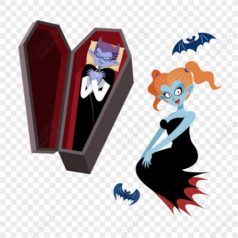 Vampire Coffin Clipart