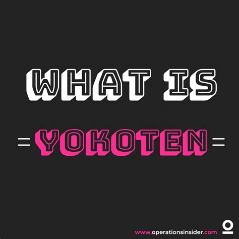 Yokoten — Operations Insider