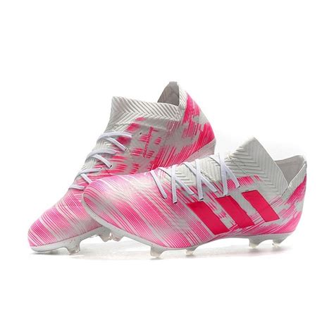 adidas Messi Nemeziz 18.1 FG Pink White