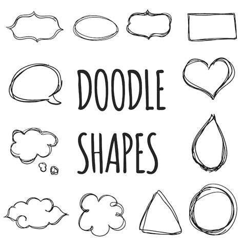 Free Vector | Doodle shapes