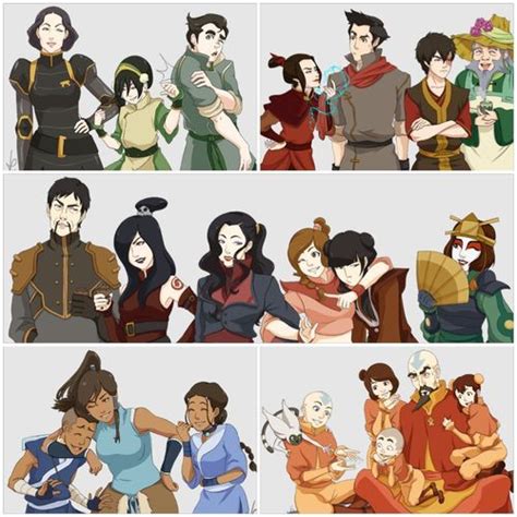 Avatar: The Last Airbender and The Legend of Korra Characters