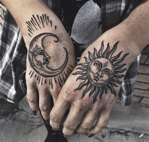 Sol Y Luna Tattoo Design