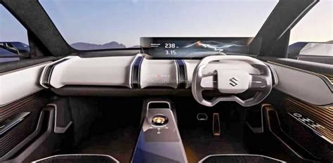 Maruti Suzuki eVX all-electric compact SUV interior revealed before official launch