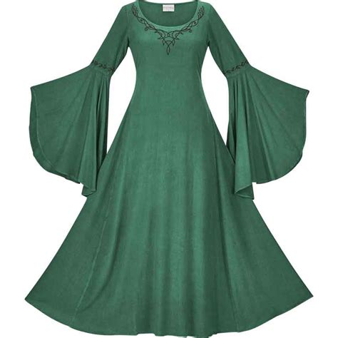 Arianrhod Dress - Green Jade