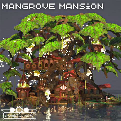 I built a mangrove mansion. Who's ready for the new blocks? | Minecraft ...