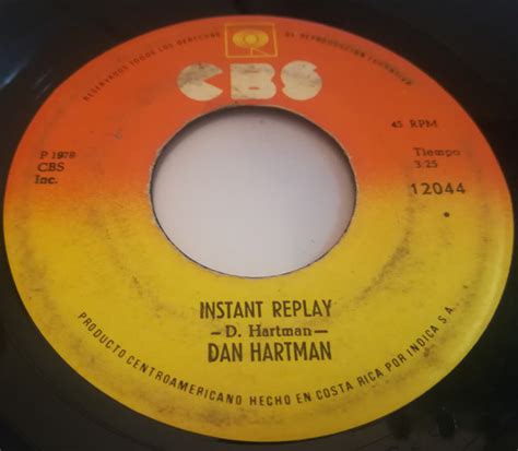 Dan Hartman – Instant Replay (1978, Vinyl) - Discogs