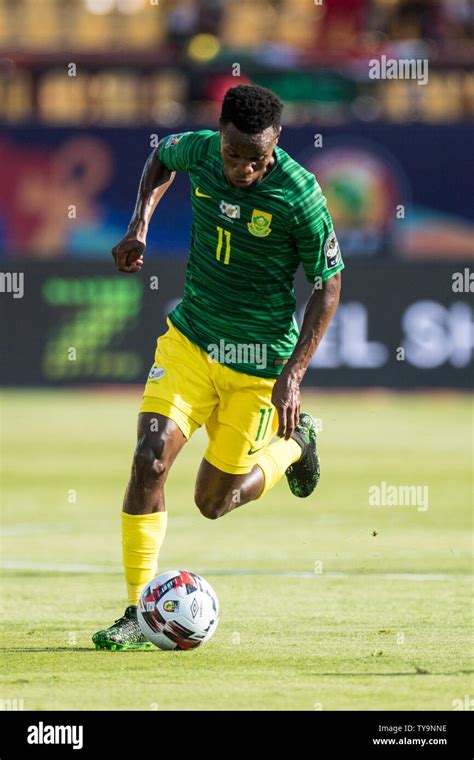 CAIRO, EGYPT - JUNE 24: Themba Zwane of South Africa during the 2019 Africa Cup of Nations Group ...